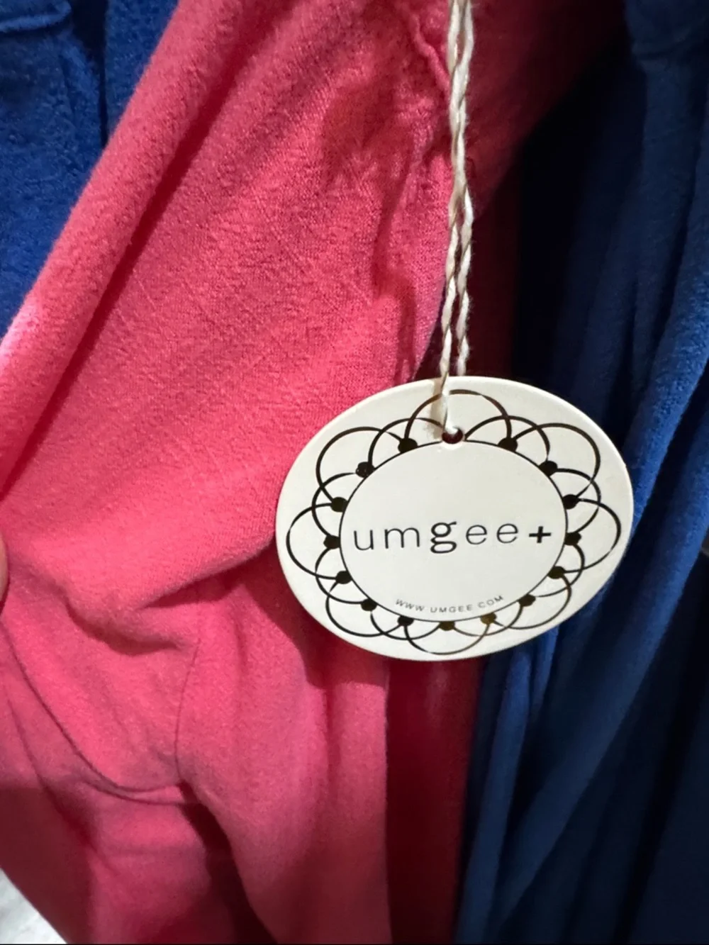 Umgee Pink Plus-Size Wide-Leg Pull-On Pants - Picture 2 of 2